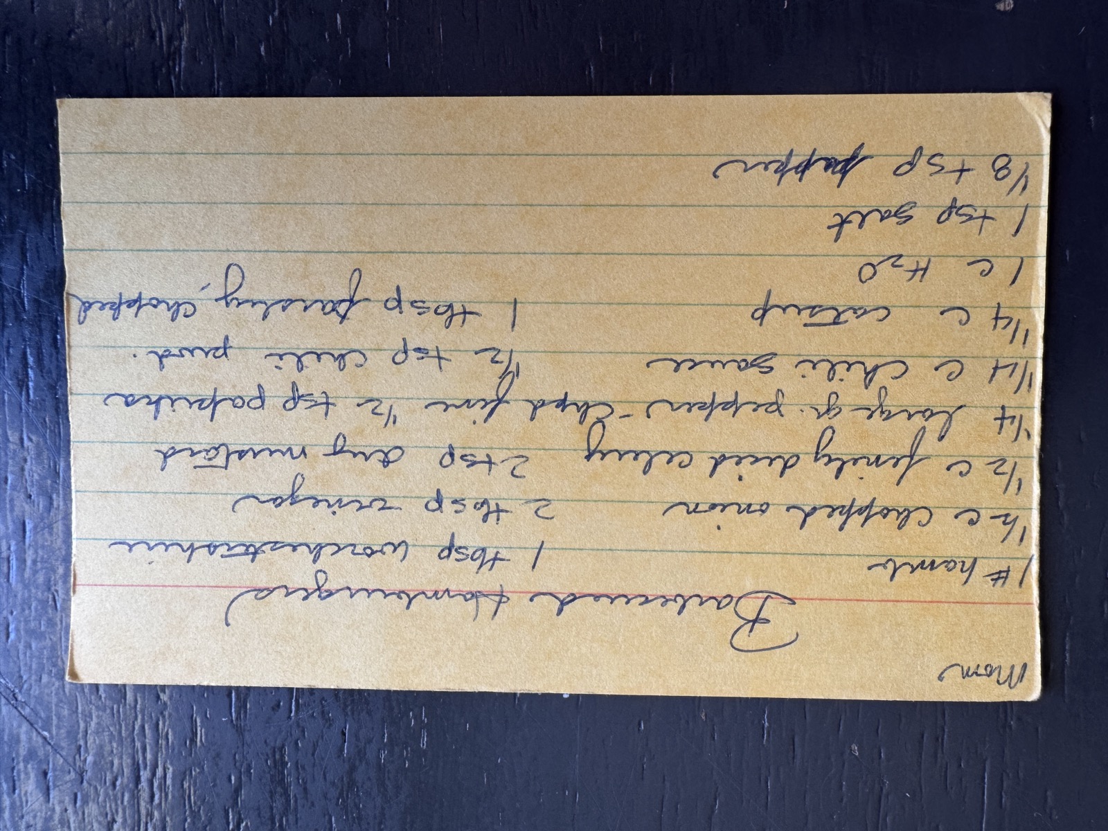 Recipe card preview for Barbecued Hamburgers