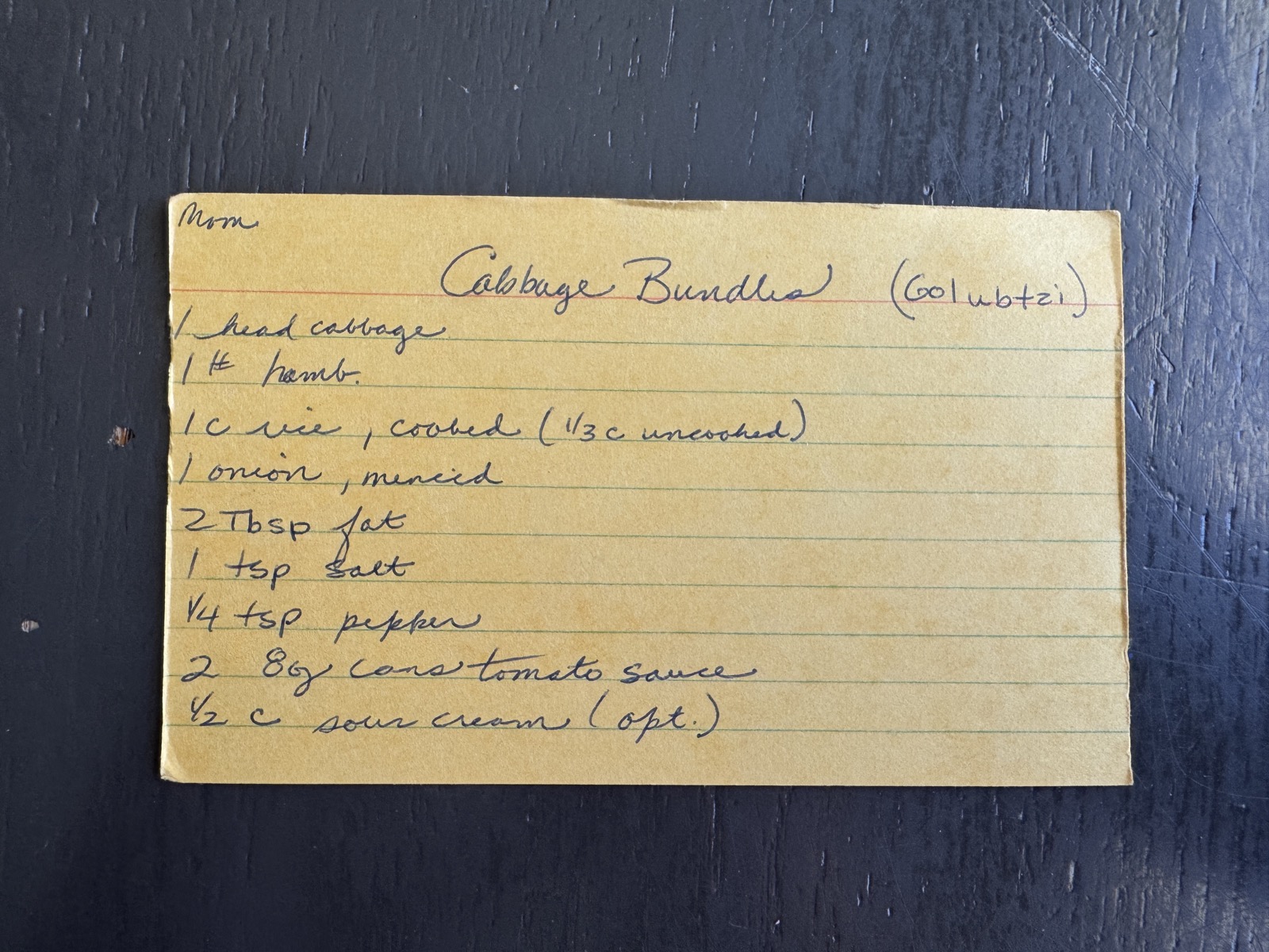 Recipe card preview for Cabbage Bundles