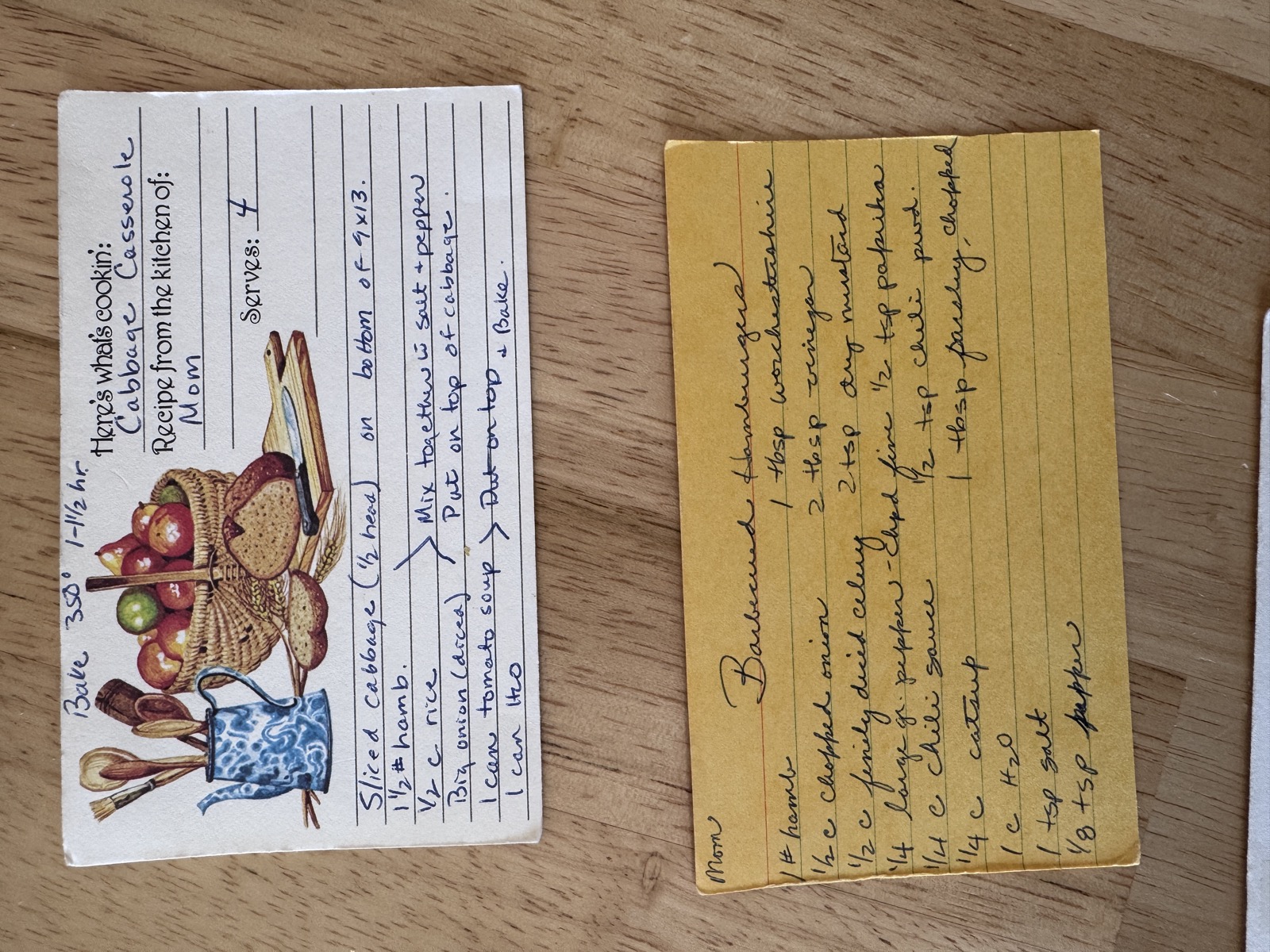 Recipe card preview for Cabbage Casserole