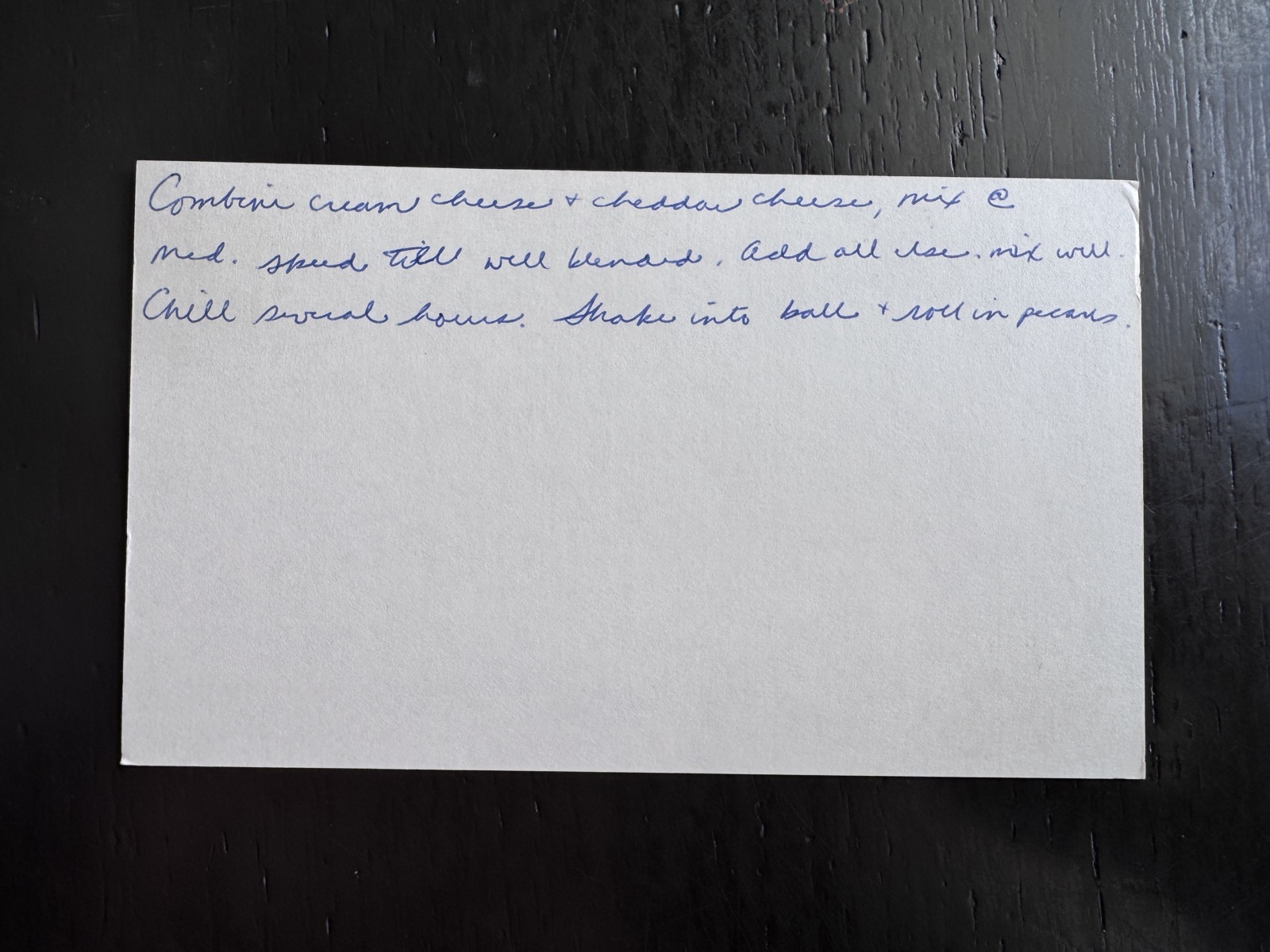 Recipe card preview for Cheeseball