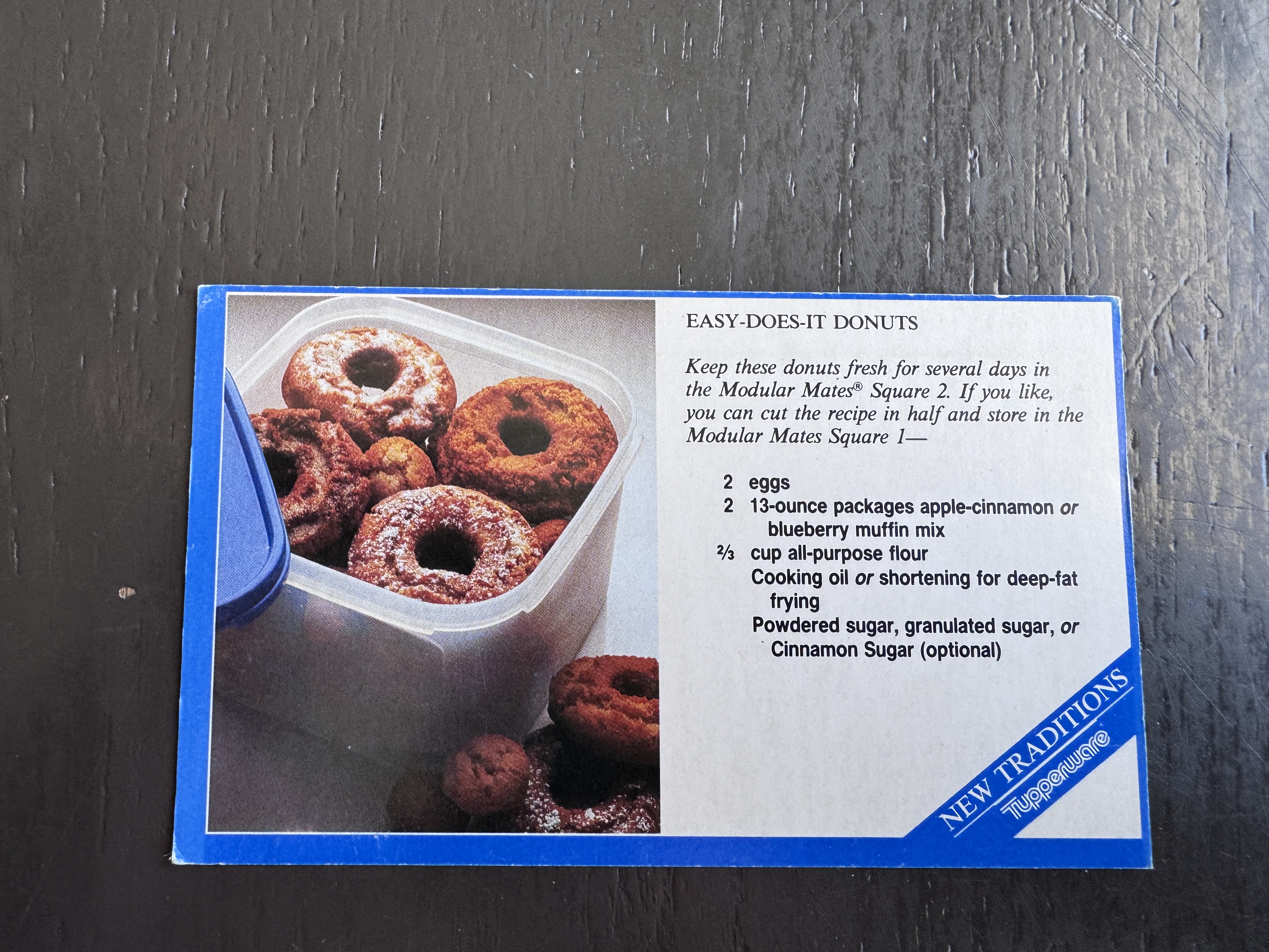 Recipe card preview for Easy-Does-It Donuts