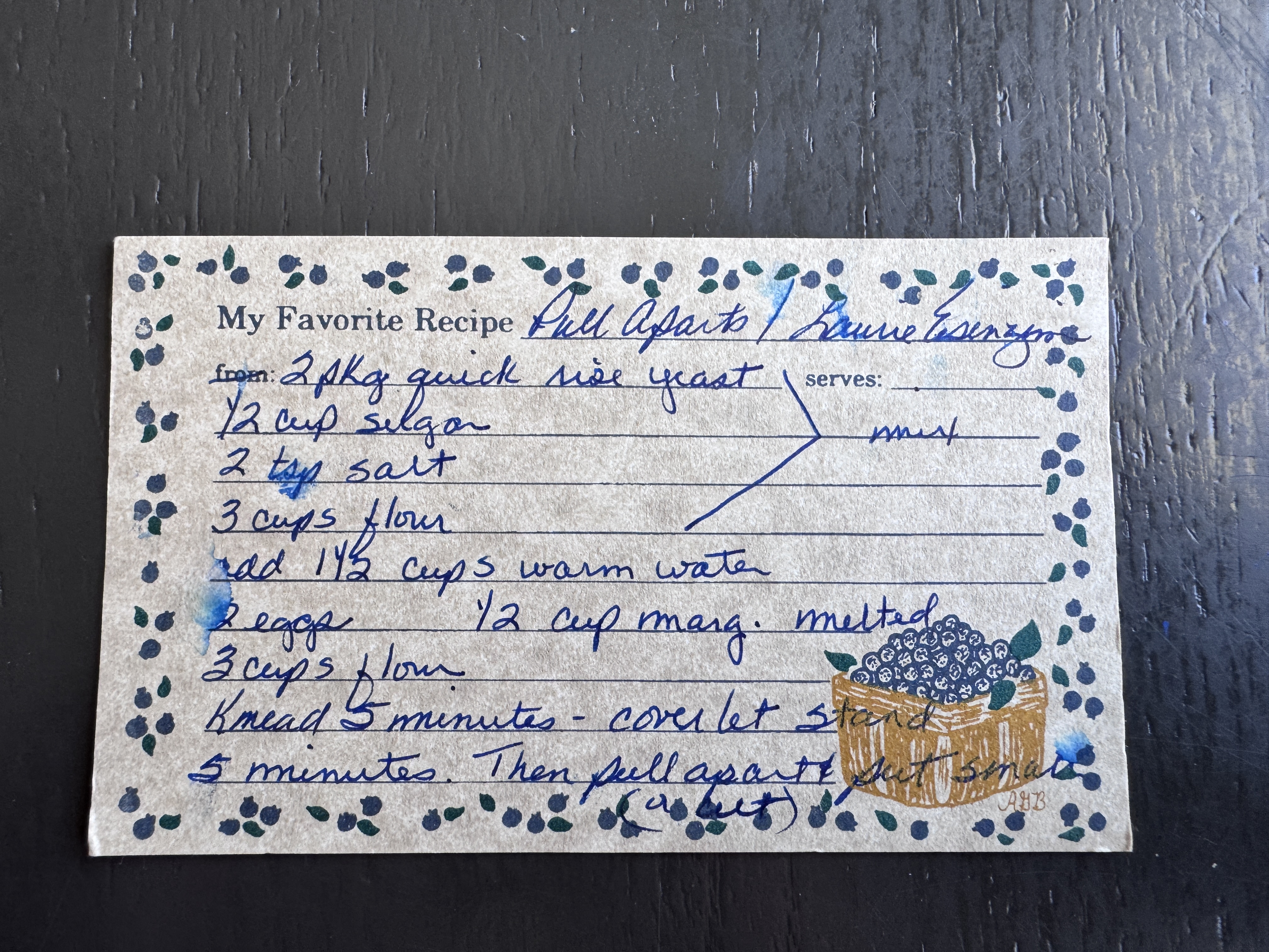 Recipe card preview for Pull Apart Buns