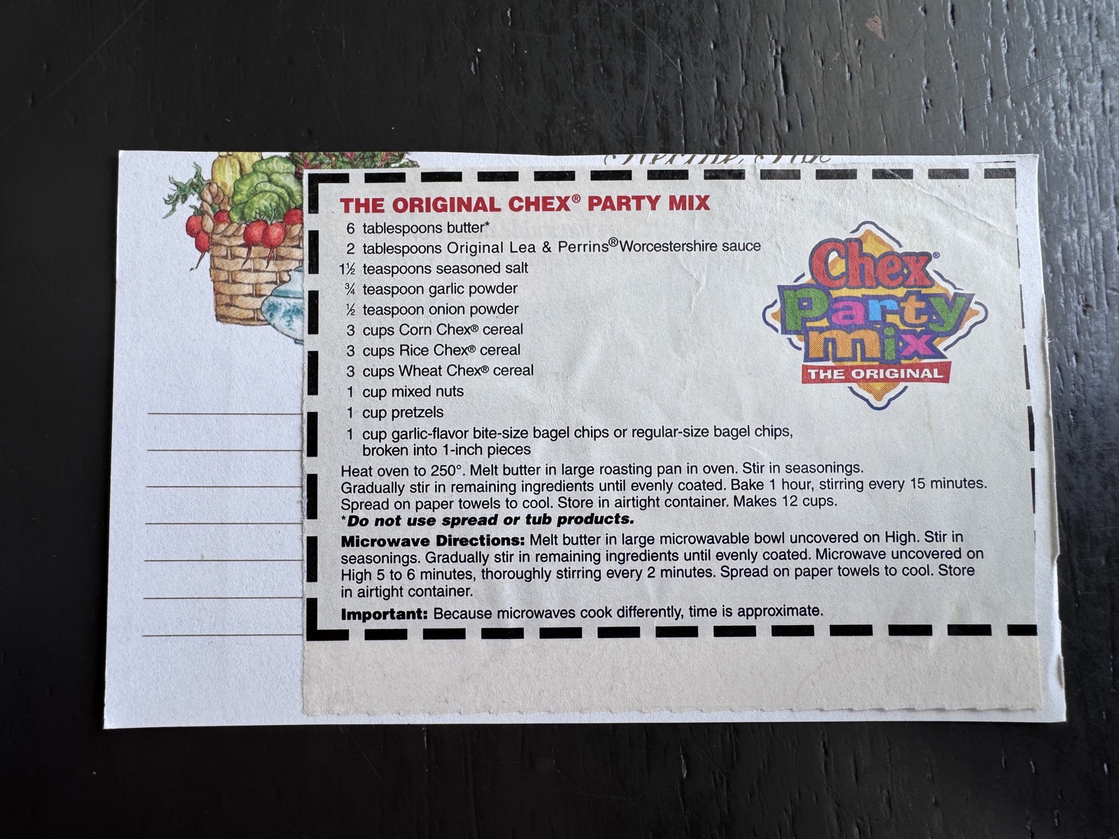 Recipe card preview for THE ORIGINAL CHEX® PARTY MIX